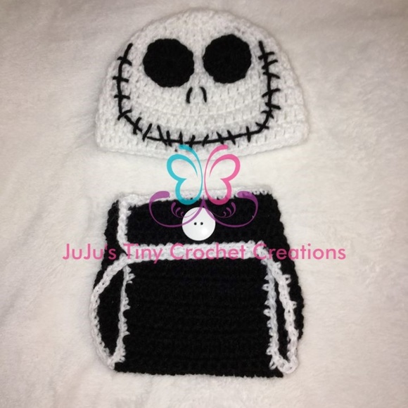 Crochet Baby Photography Prop Skeleton Outfit